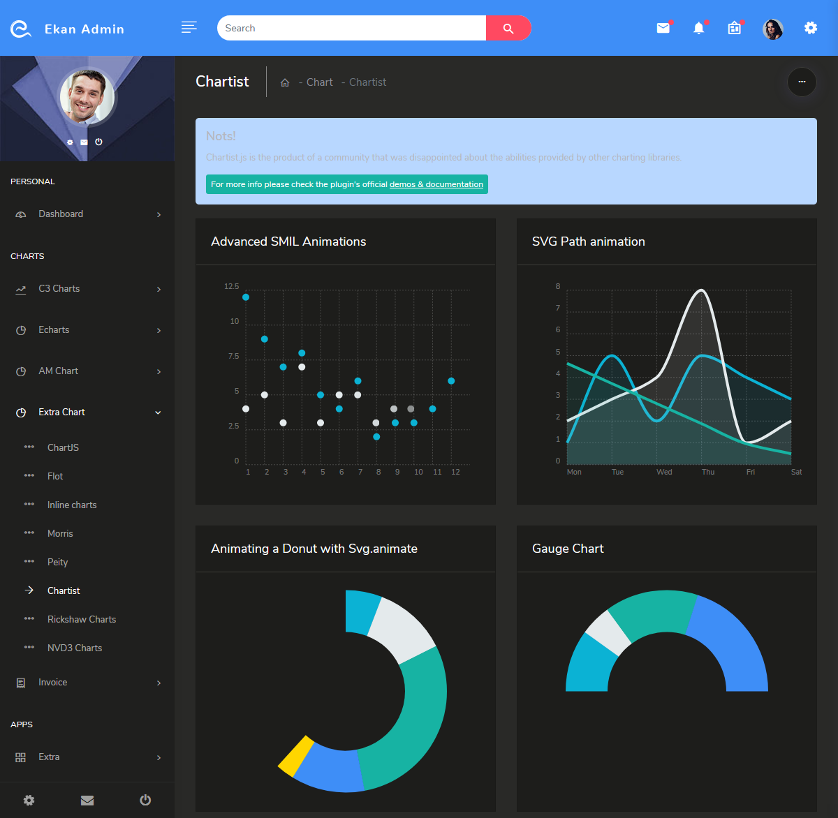 Bootstrap Admin Template