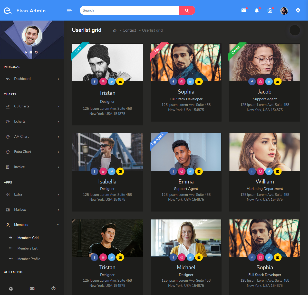 Admin Templates