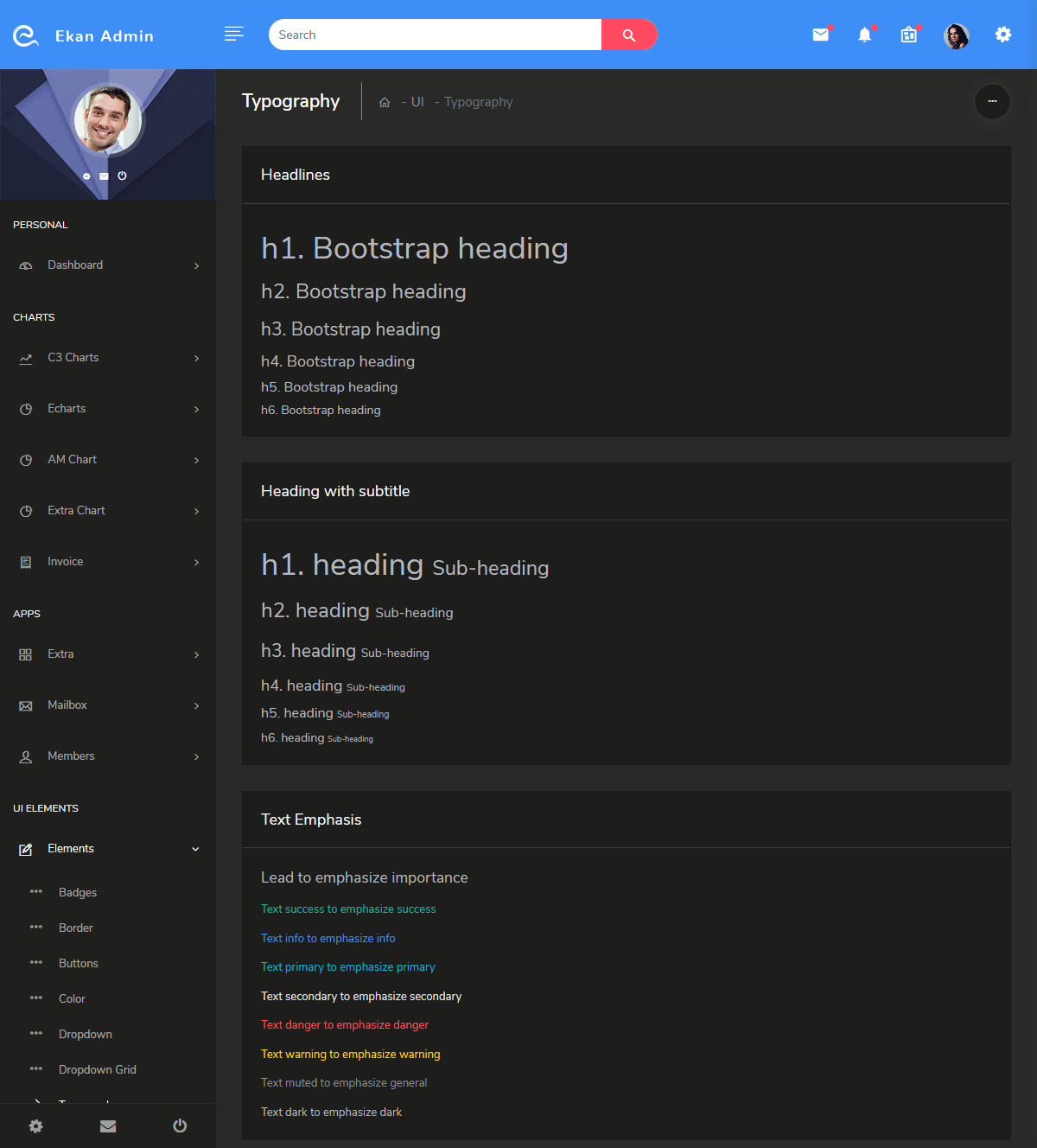 Dashboard Admin Templates