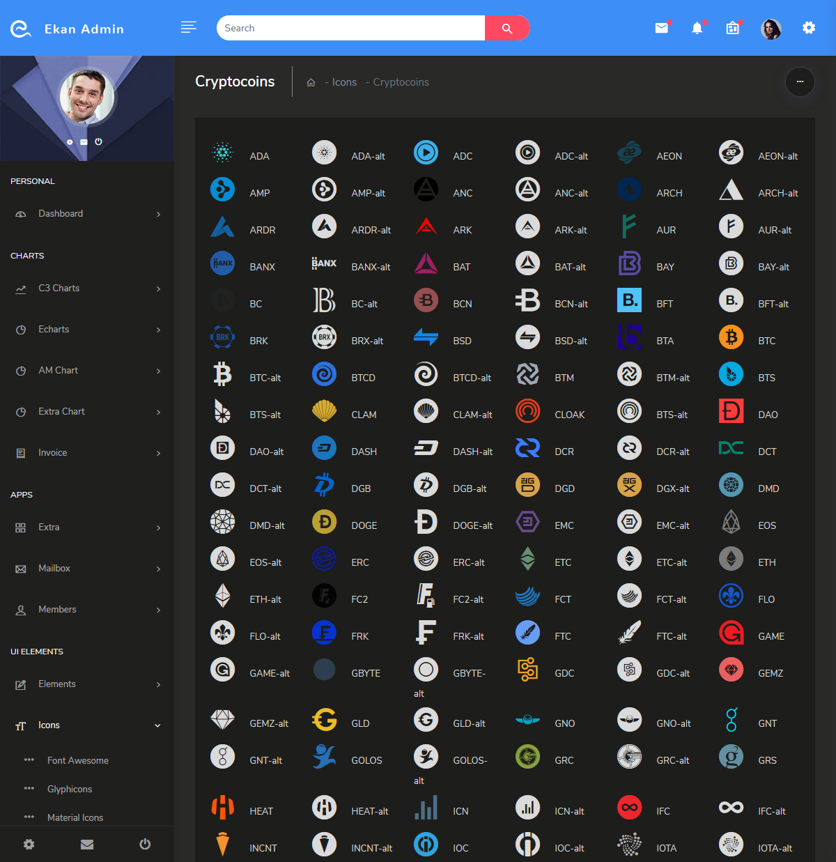 Admin Templates