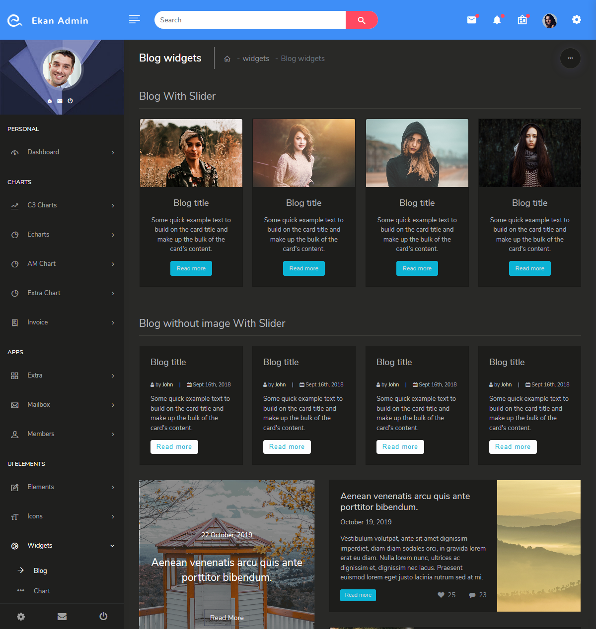 Responsive Bootstrap 4 Admin