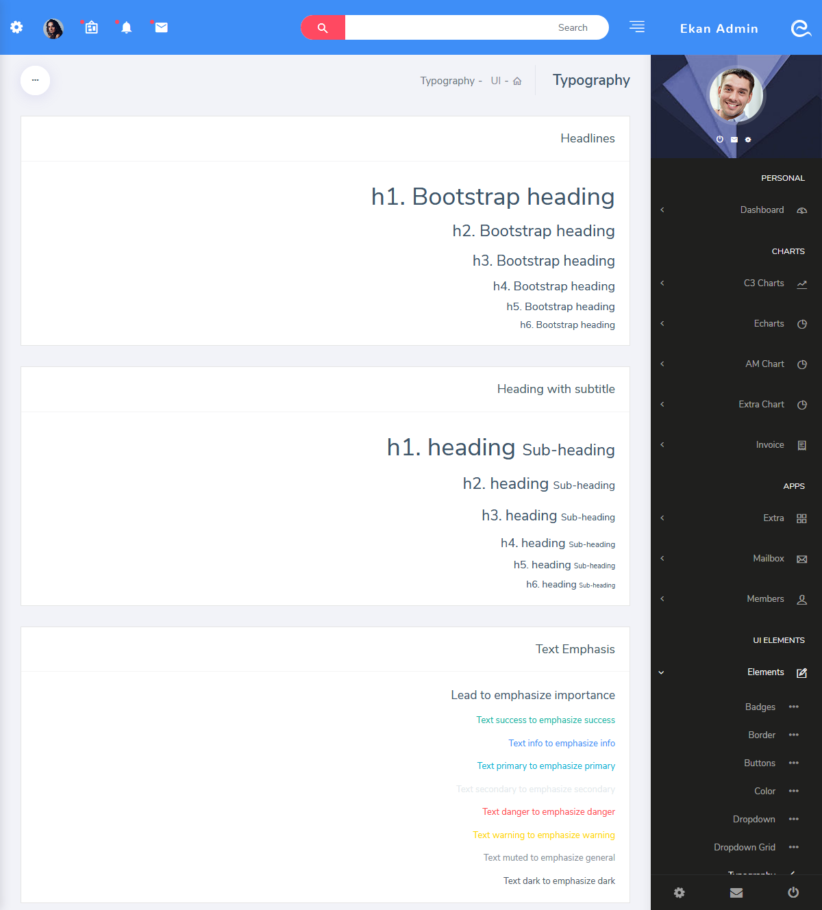 Responsive Bootstrap 4 Admin