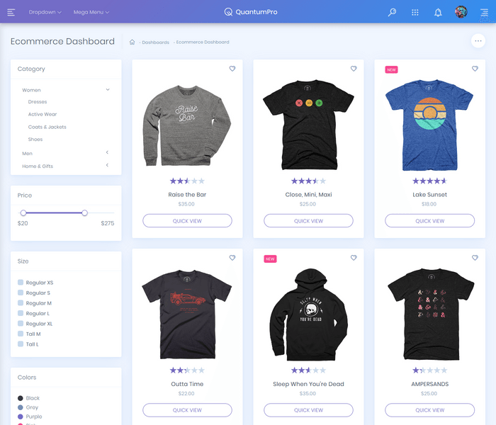 Responsive Bootstrap 4 Admin