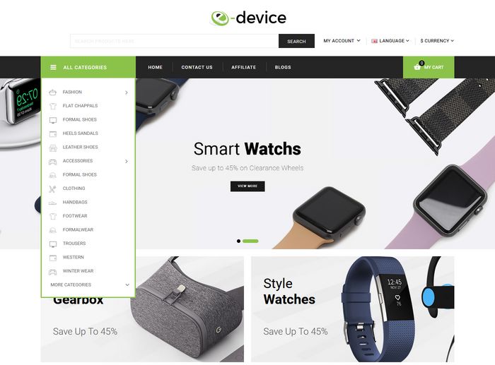 Responsive Opencart Theme