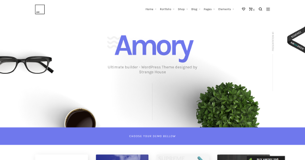 19.Amory Responsive Multipurpose WordPress Theme