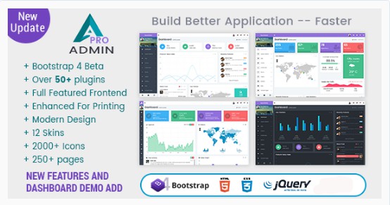 Bootstrap 4 Admin