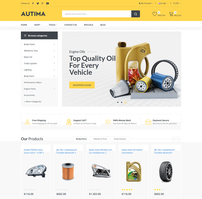 Responsive Opencart Theme