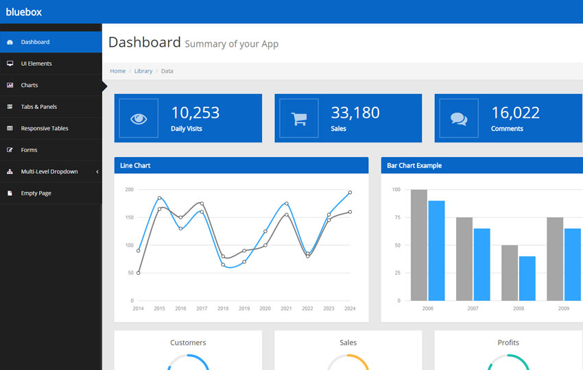 Dashboard Admin Templates