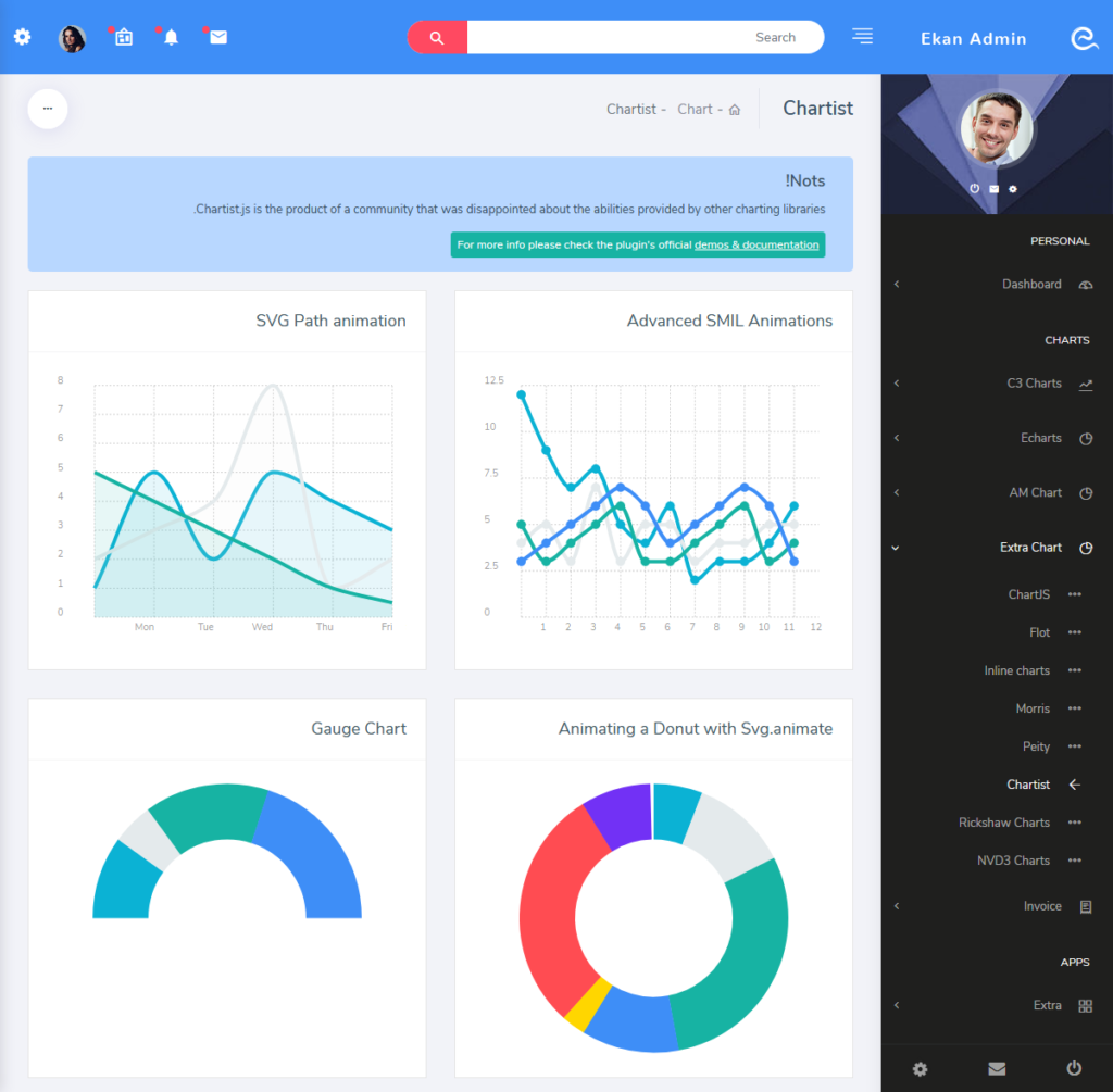 Bootstrap 4 Admin Templates