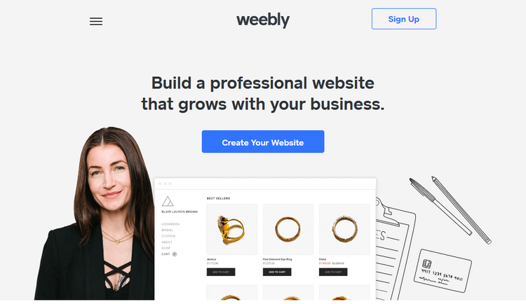 Drag and Drop website builder