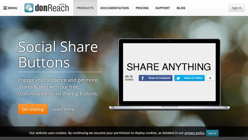 donReach Social Tools