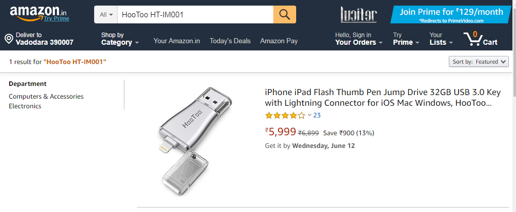 HooToo Flash Drive