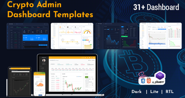 Cryptocurrency Dashboard Admin Template