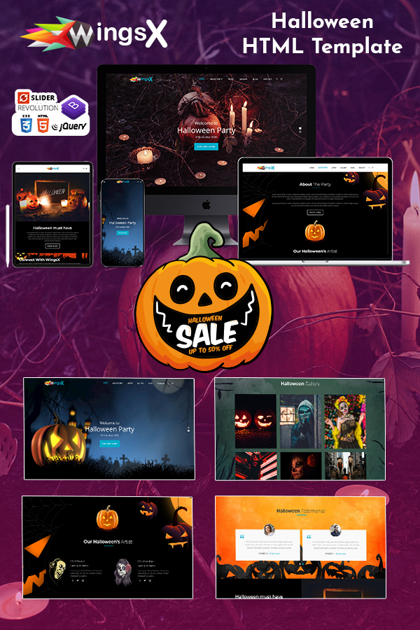 Halloween Premium HTML Template