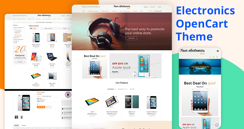 Responsive OpenCart Theme Store