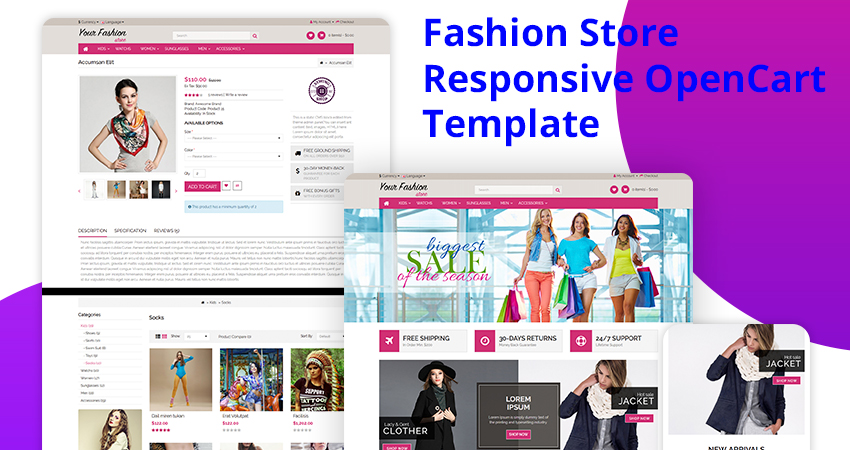 Responsive OpenCart Theme