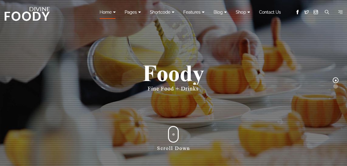 Foody HTML Template