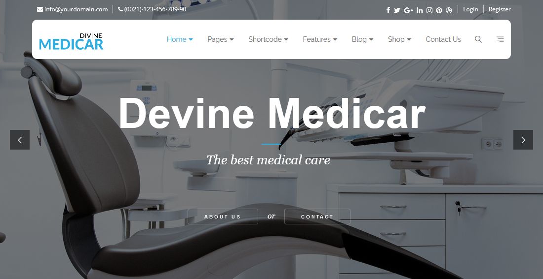 Divine Pro -Medical 1 HTML Template