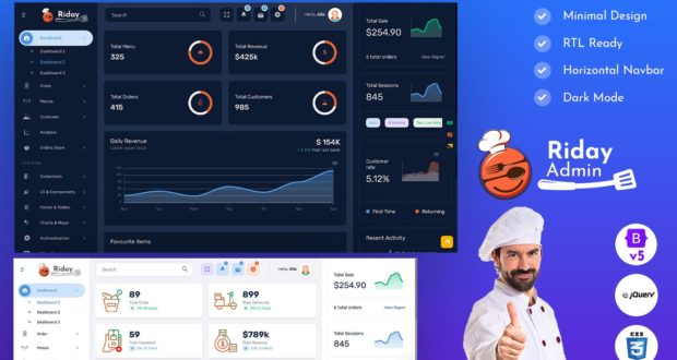 Bootstrap 5 Admin Template