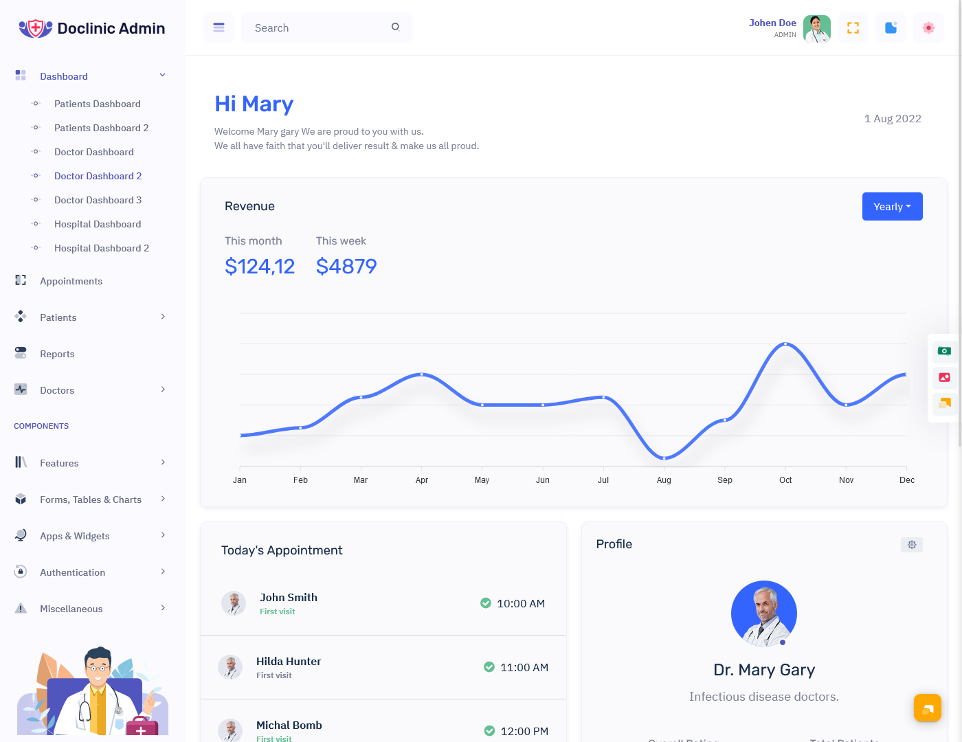 Bootstrap 5 Admin Template