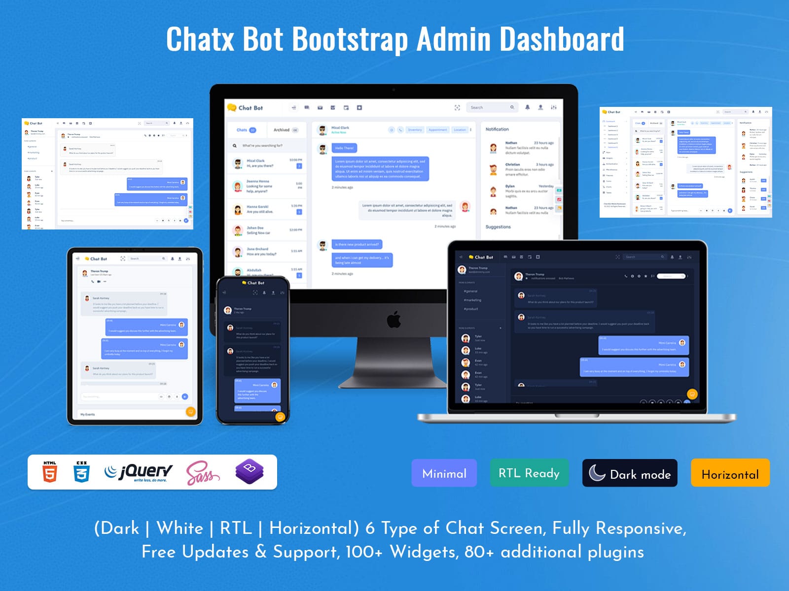 Chat Application Dashboard