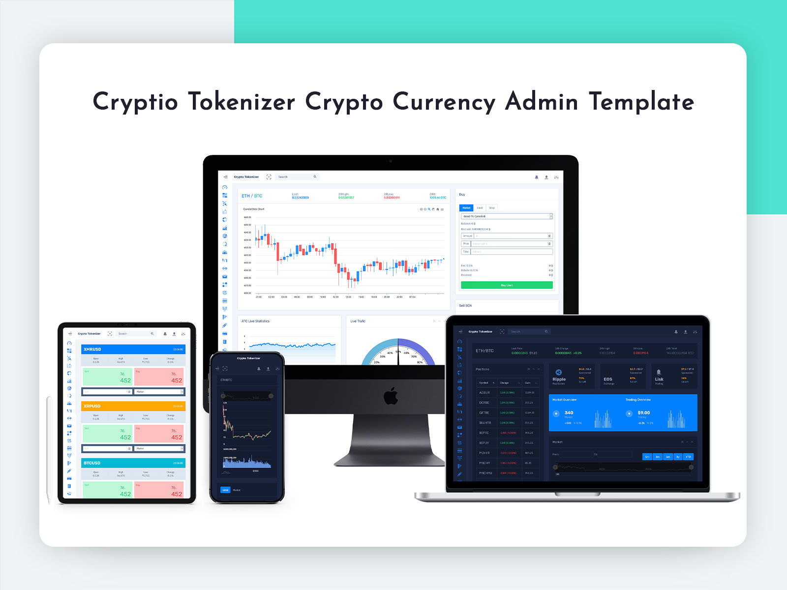 Tokenize Admin Template